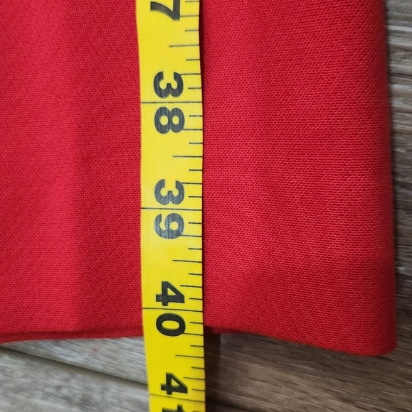 Ann Taylor petite curvy fit red wide leg dress pants - Picture 6 of 8